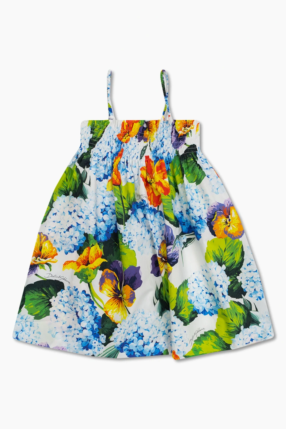 Dress with floral motif