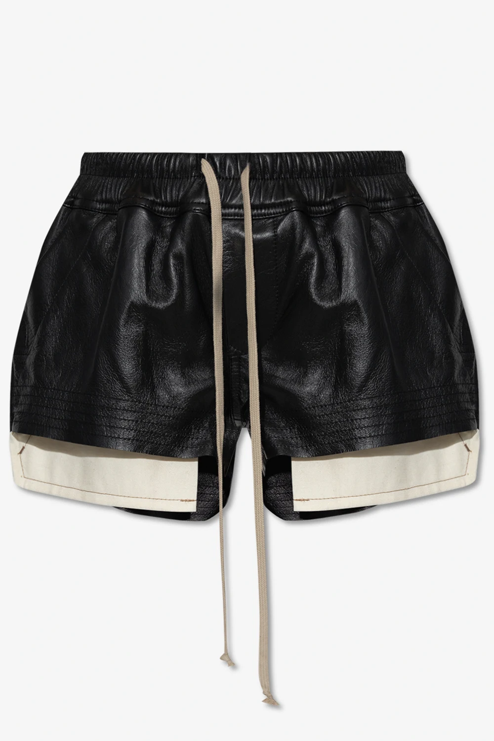 Leather shorts