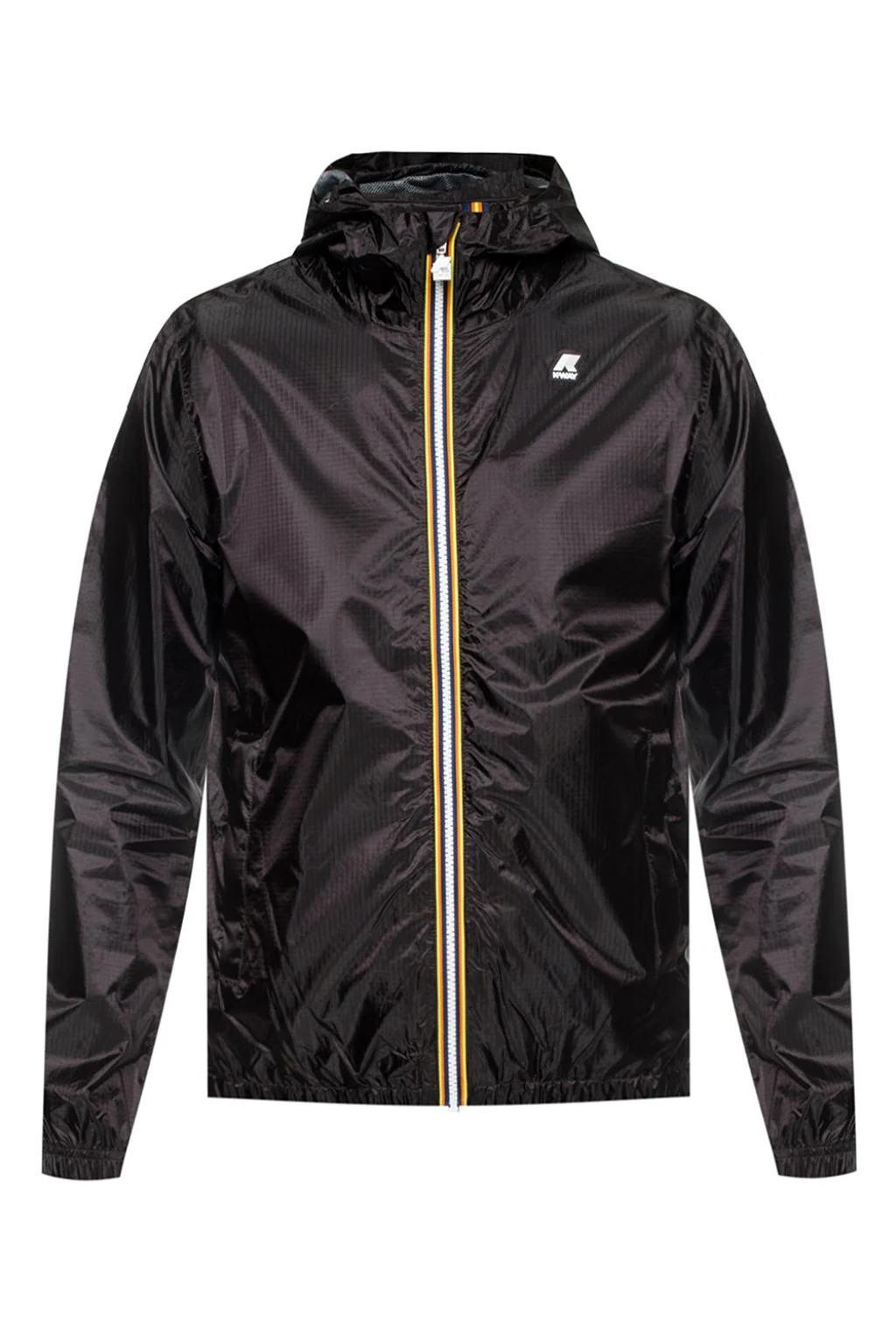 Jacket with logo applique