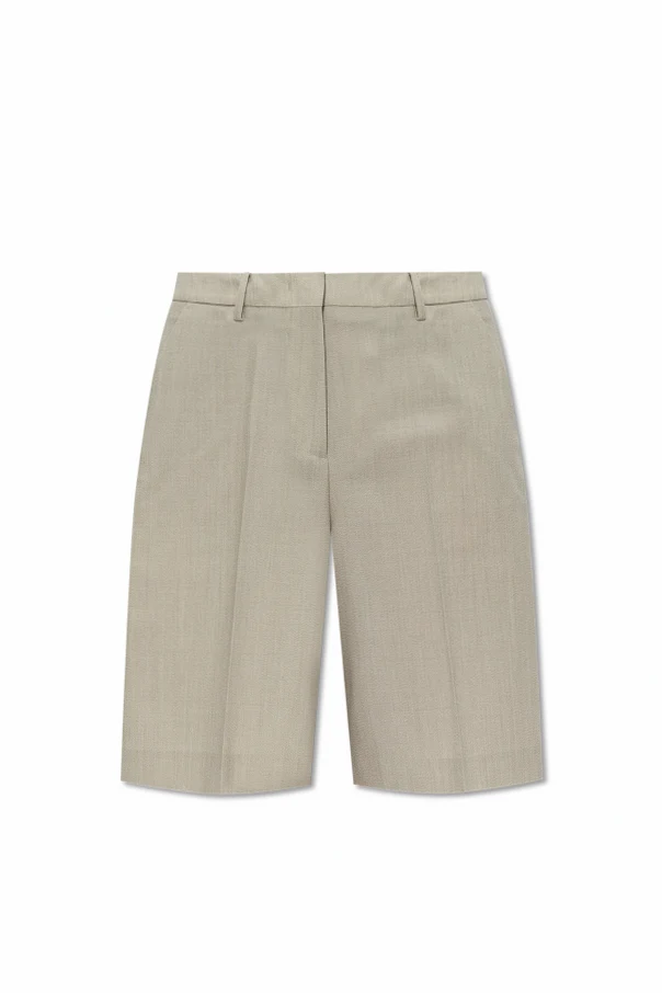 GREY Wool shorts
