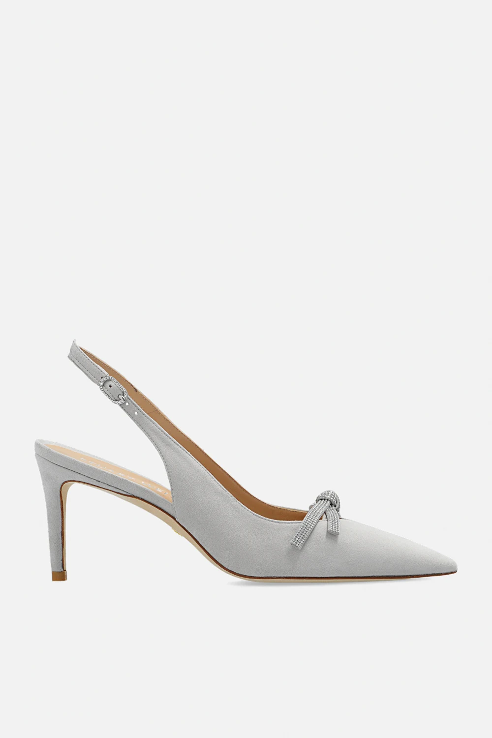 ‘SW Bow’ suede pumps