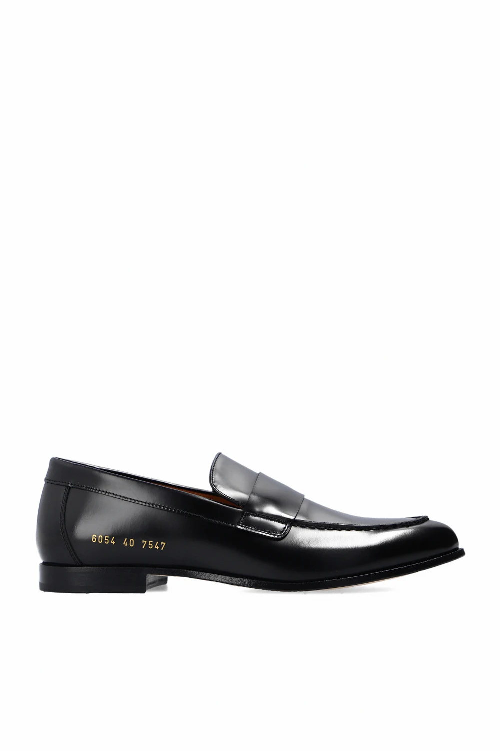 BLACK Leather loafers