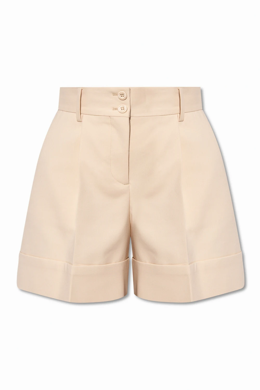 High-waisted shorts