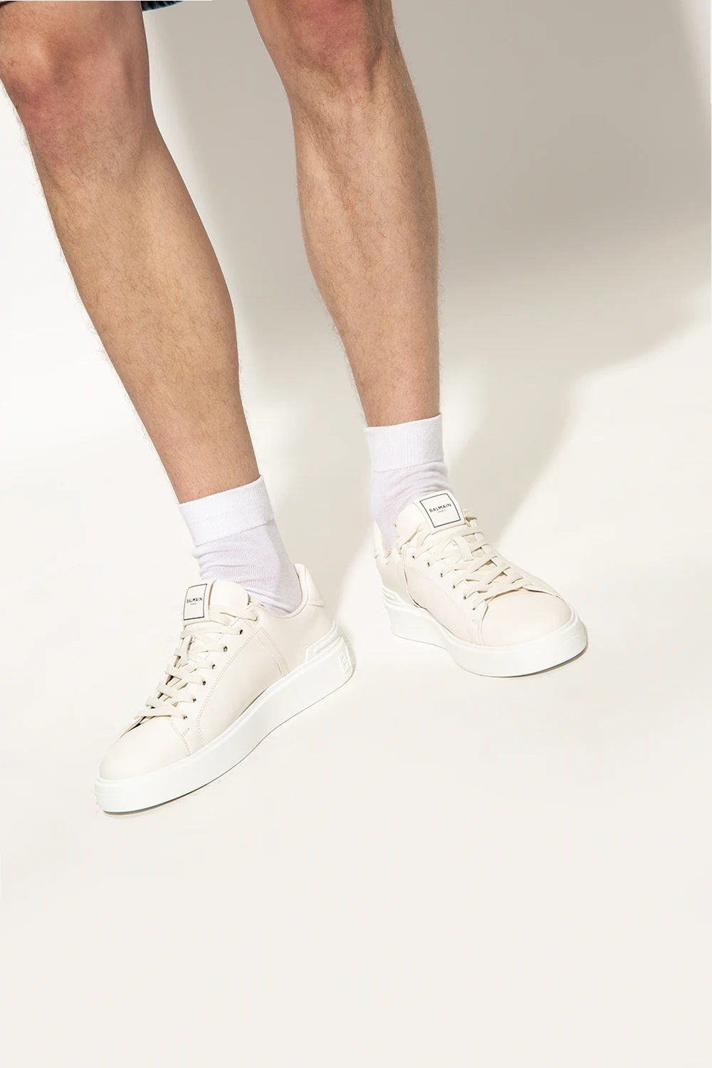 cream ‘B-Court’ sneakers