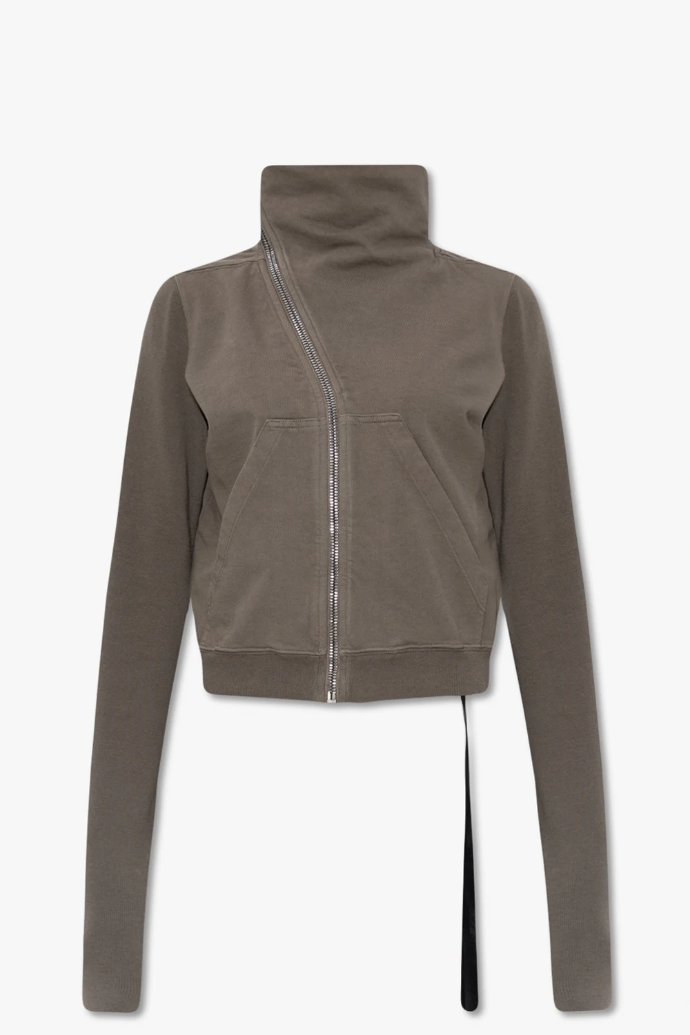 Sweatshirt with standing collar