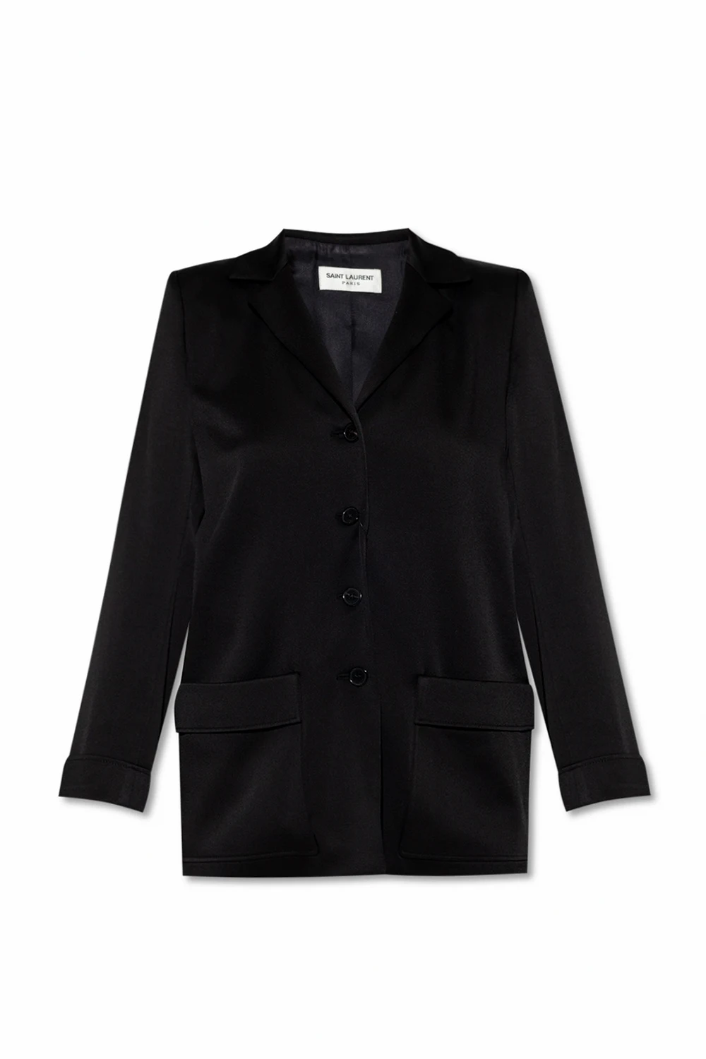 BLACK Satin blazer
