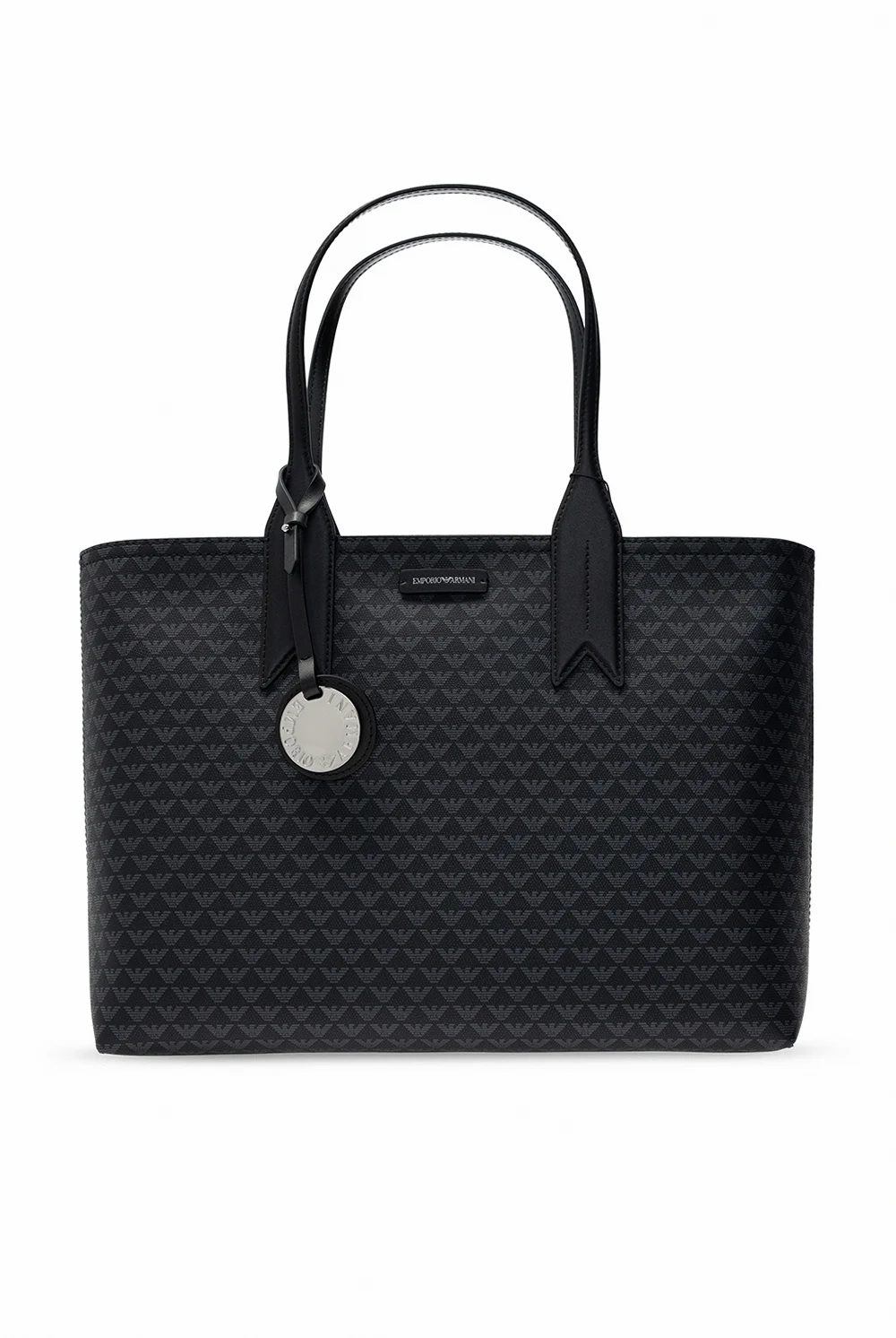 BLACK Shopper bag with logo