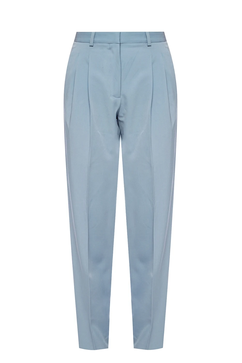 BLUE High-waisted trousers
