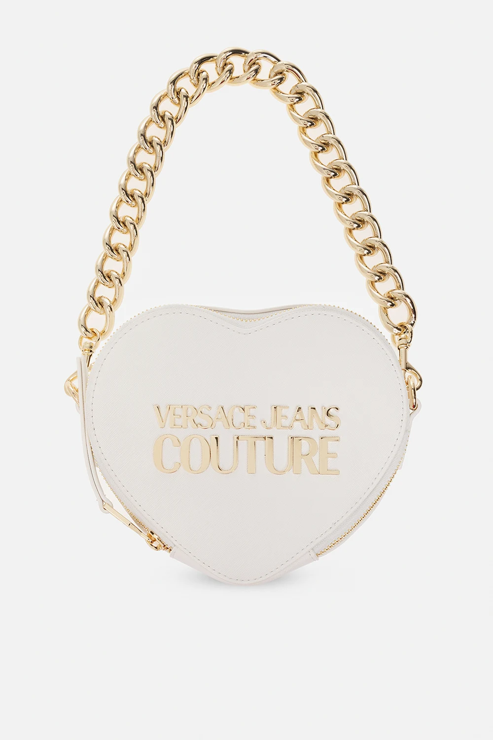 WHITE Heart-shaped shoulder bag
