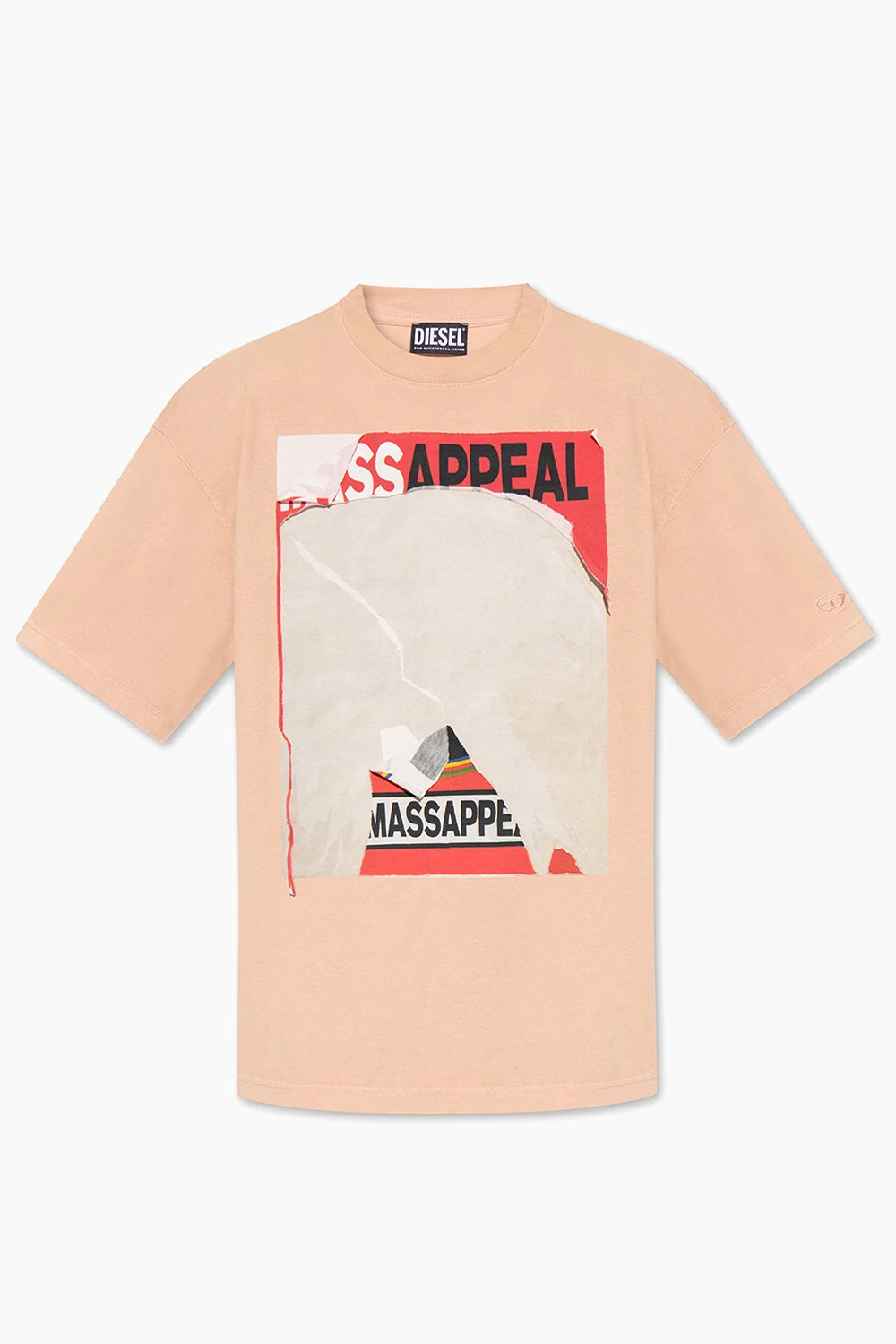 T-shirt z naszywką ‘T-WASH-F1’