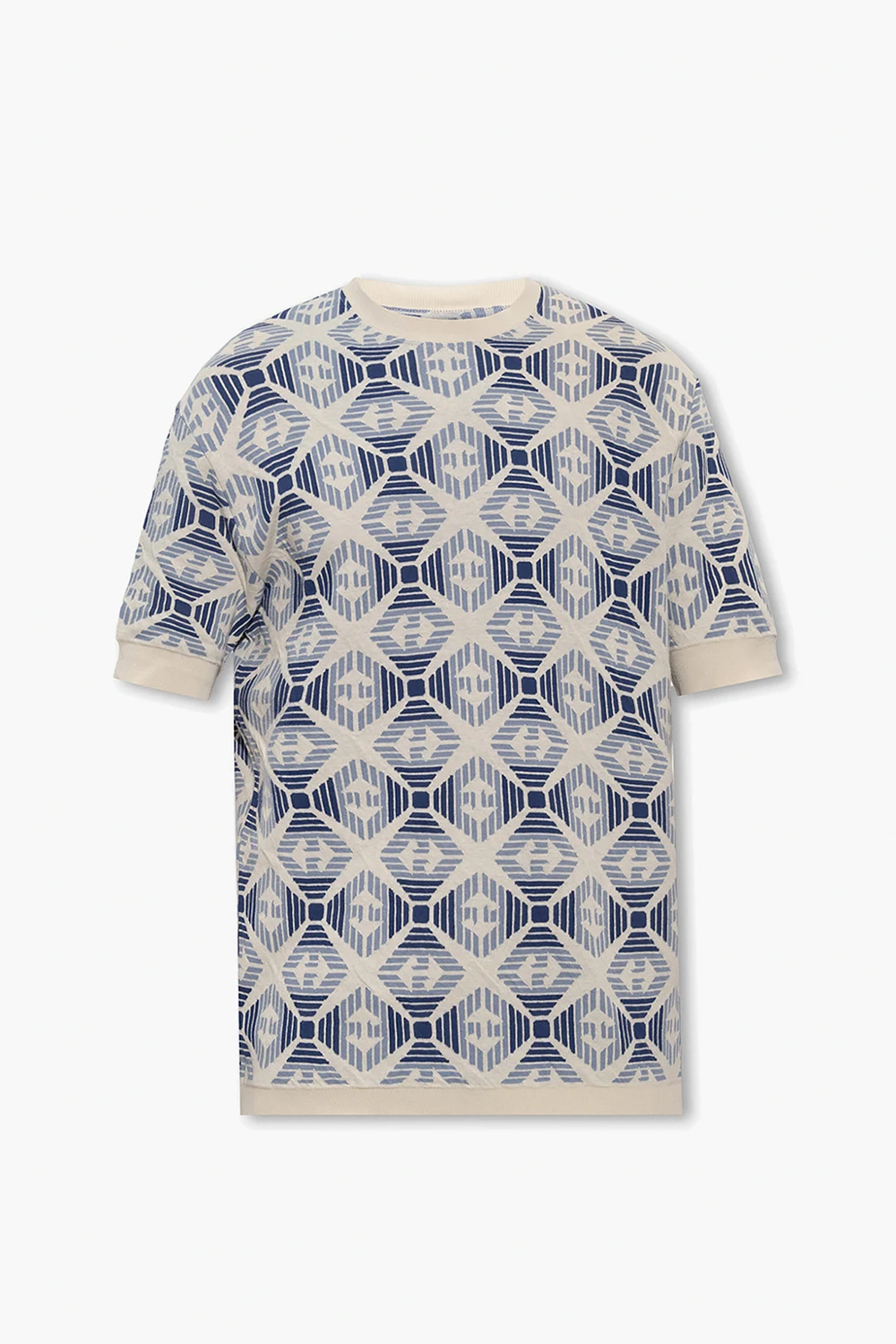 BLUE Short-sleeved sweater