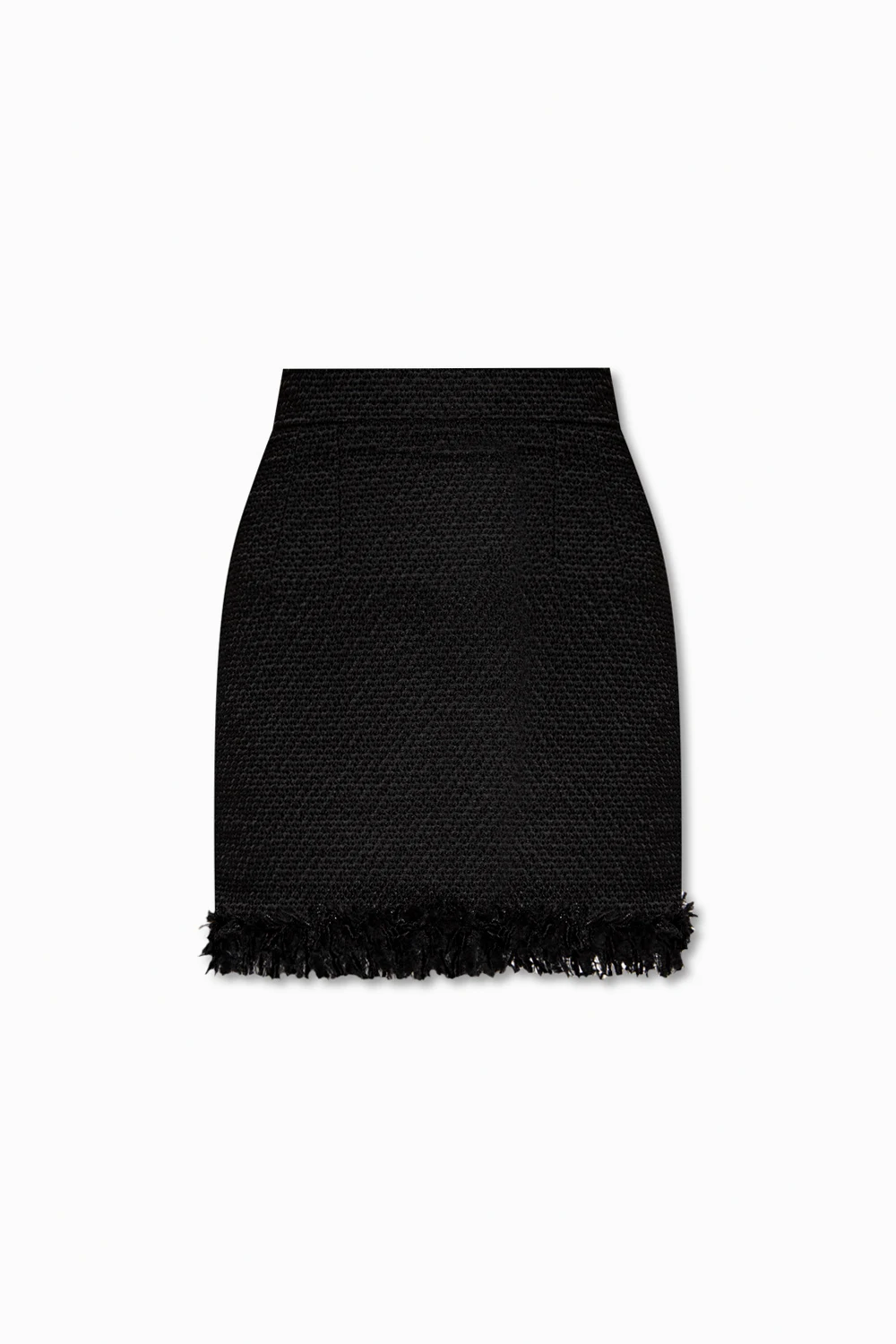 BLACK Bouclé skirt