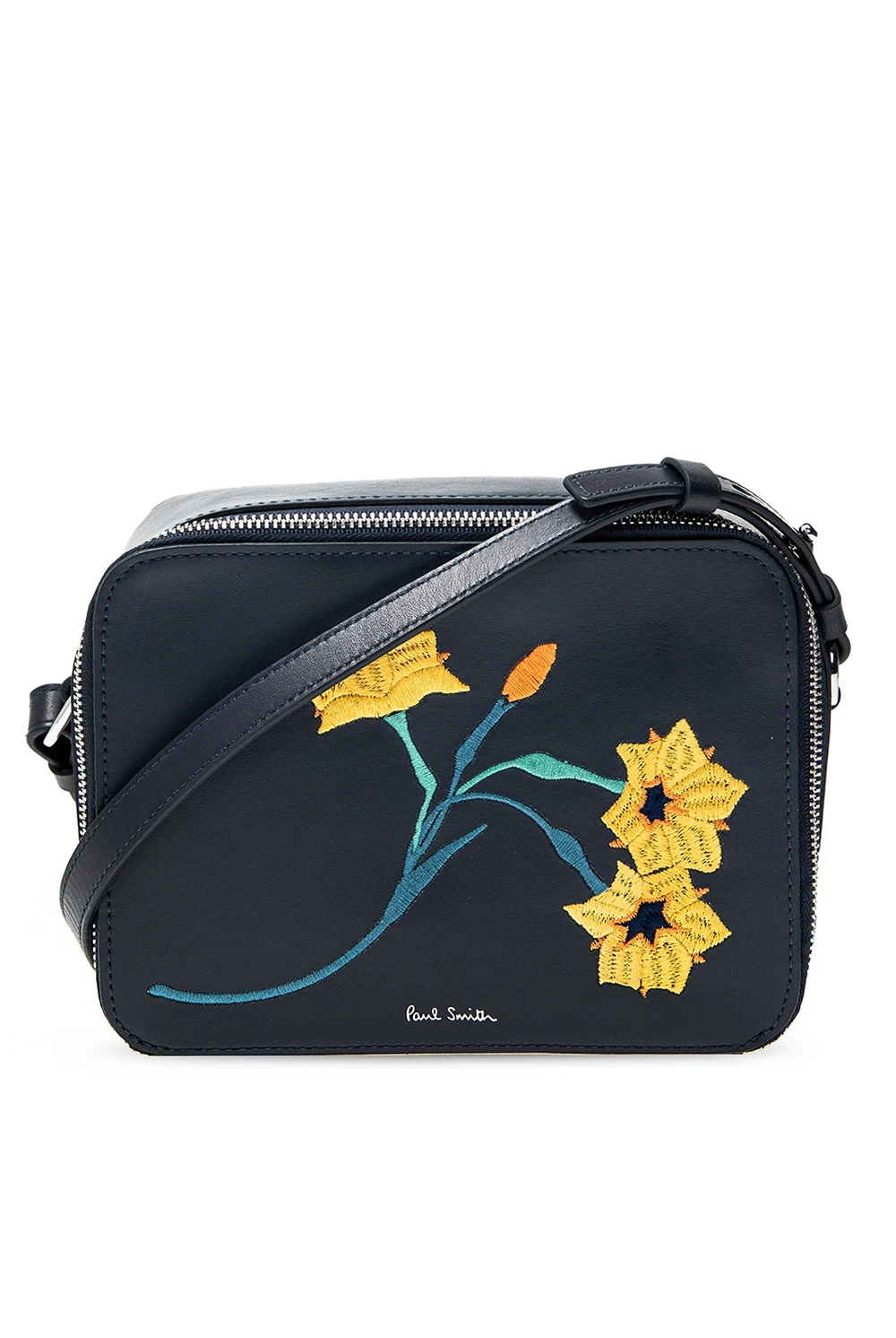 Embroidered shoulder bag