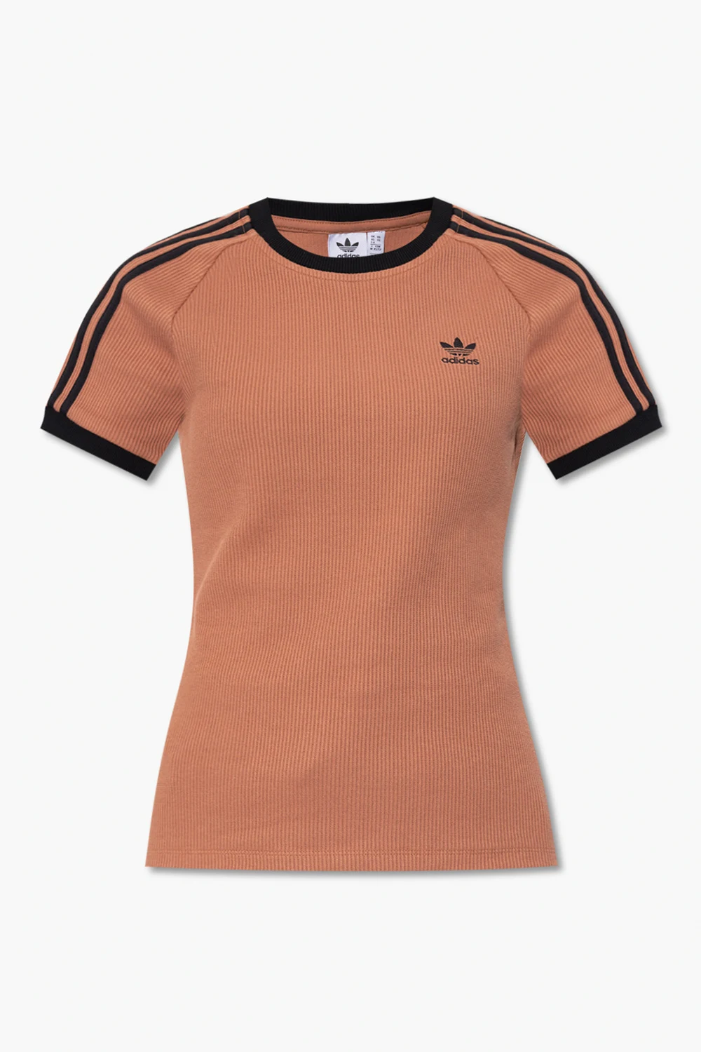 Prążkowany t-shirt