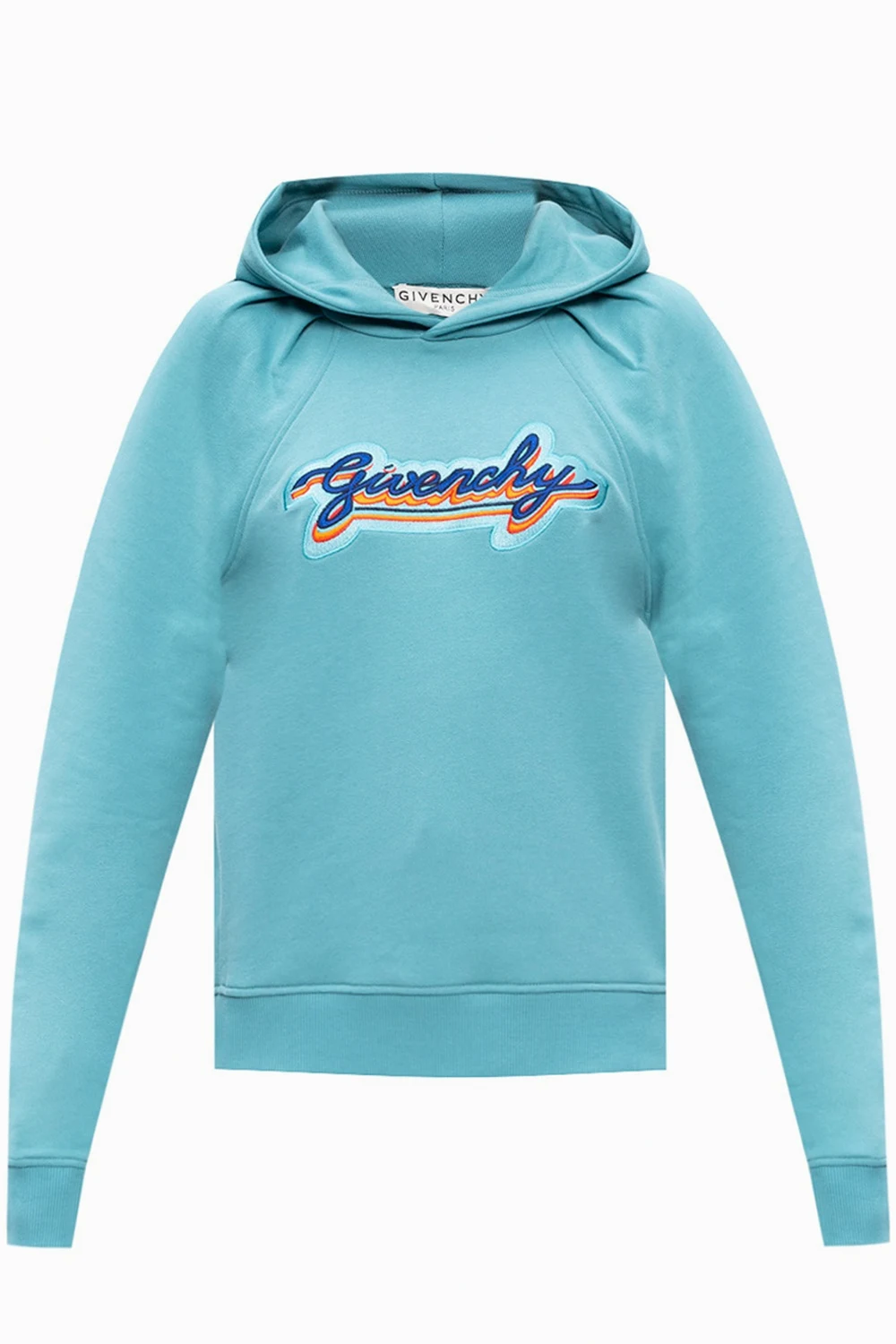 Logo-embroidered hoodie
