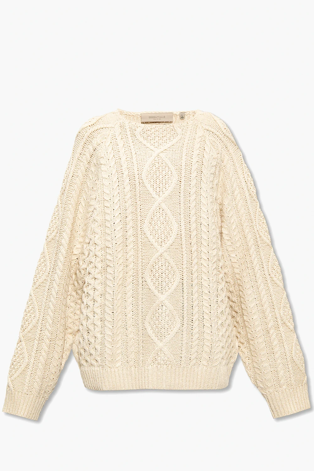 cream Loose-fitting sweater