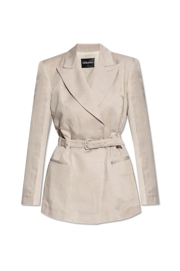 GREY Blazer with belt