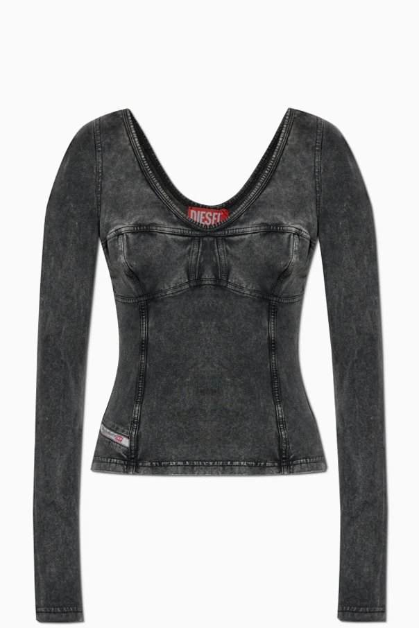 SZARY Top `T-ELIN`