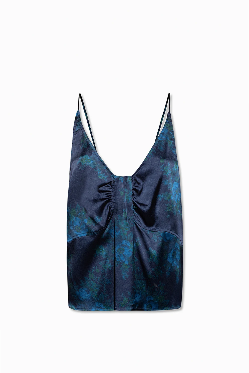Slip top with floral motif