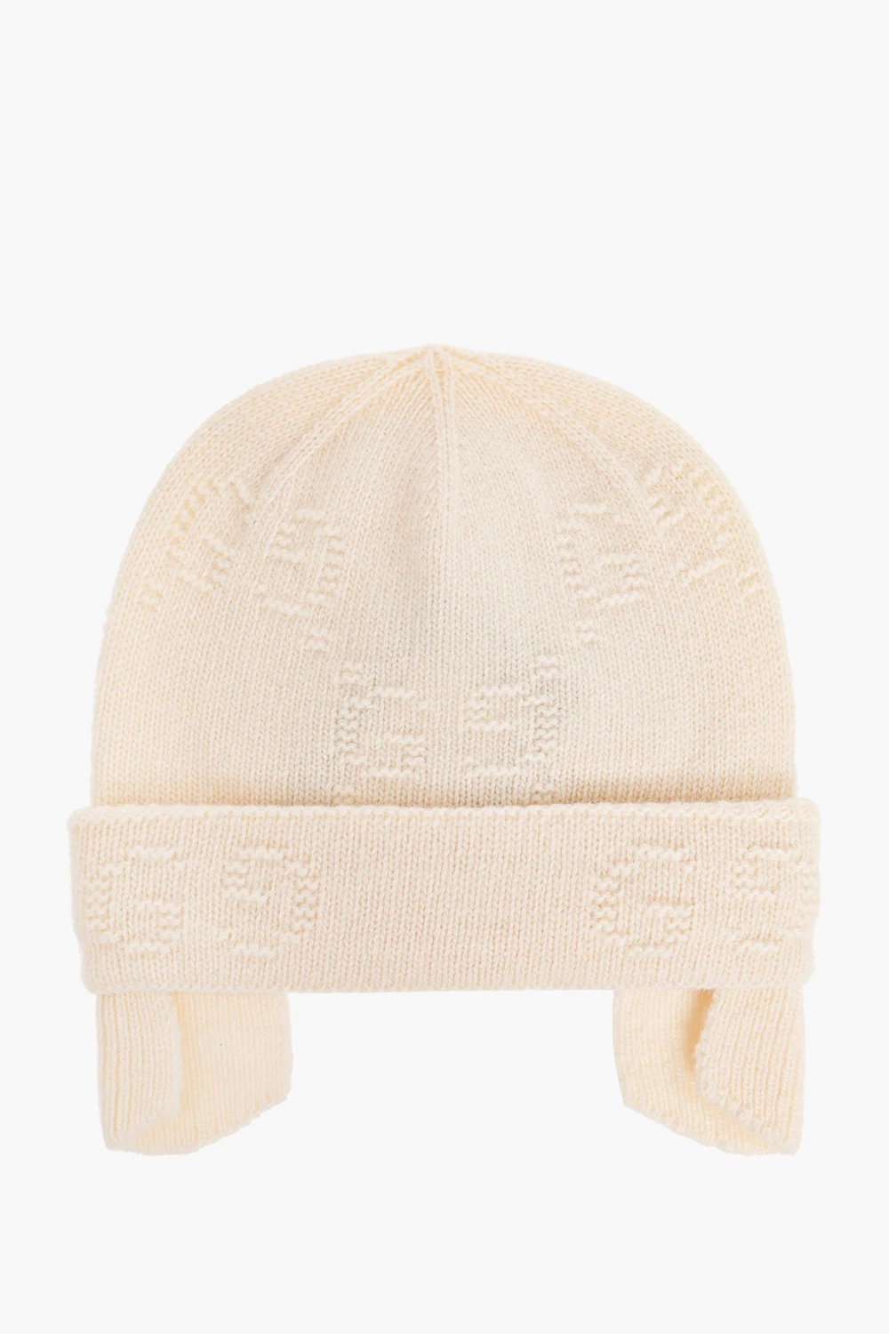 cream Beanie with earflaps