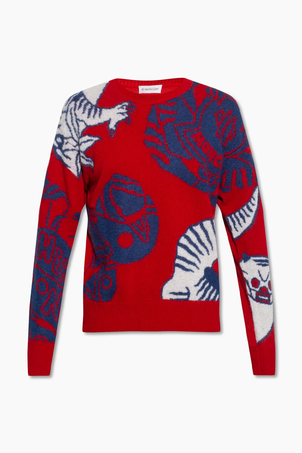 RED Wool sweater