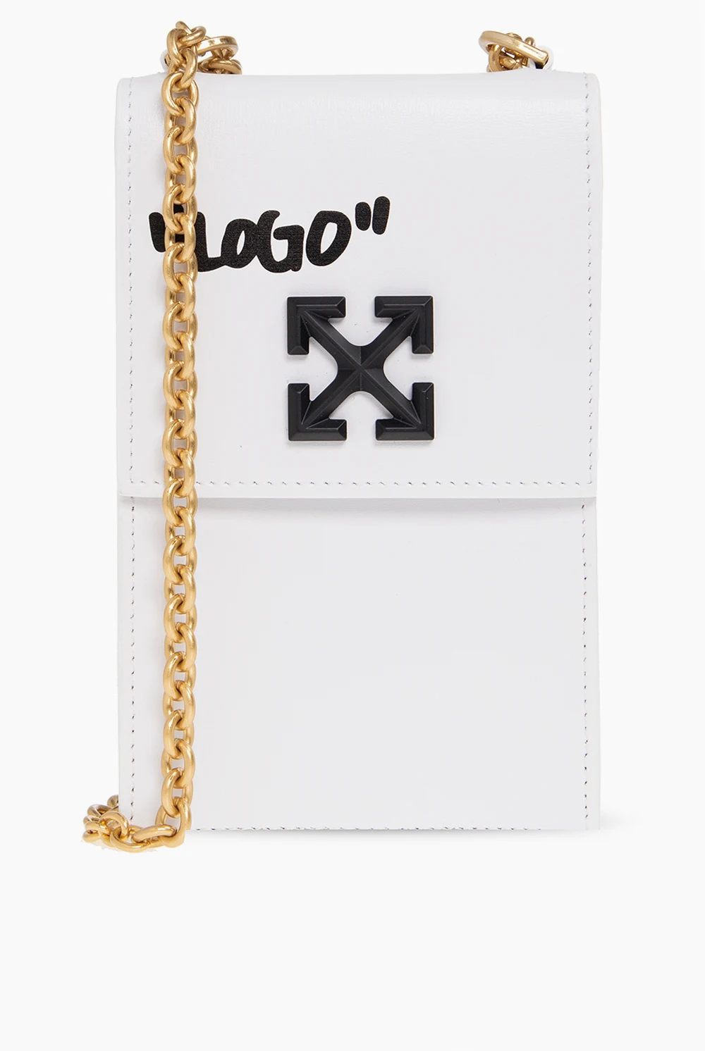 WHITE Phone case with chain