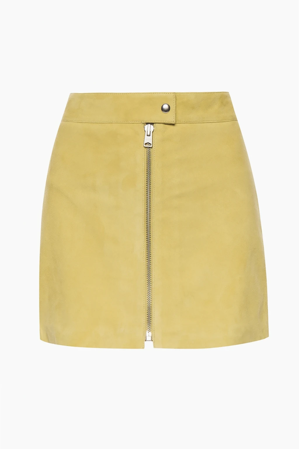 YELLOW  ‘Lena’ suede skirt