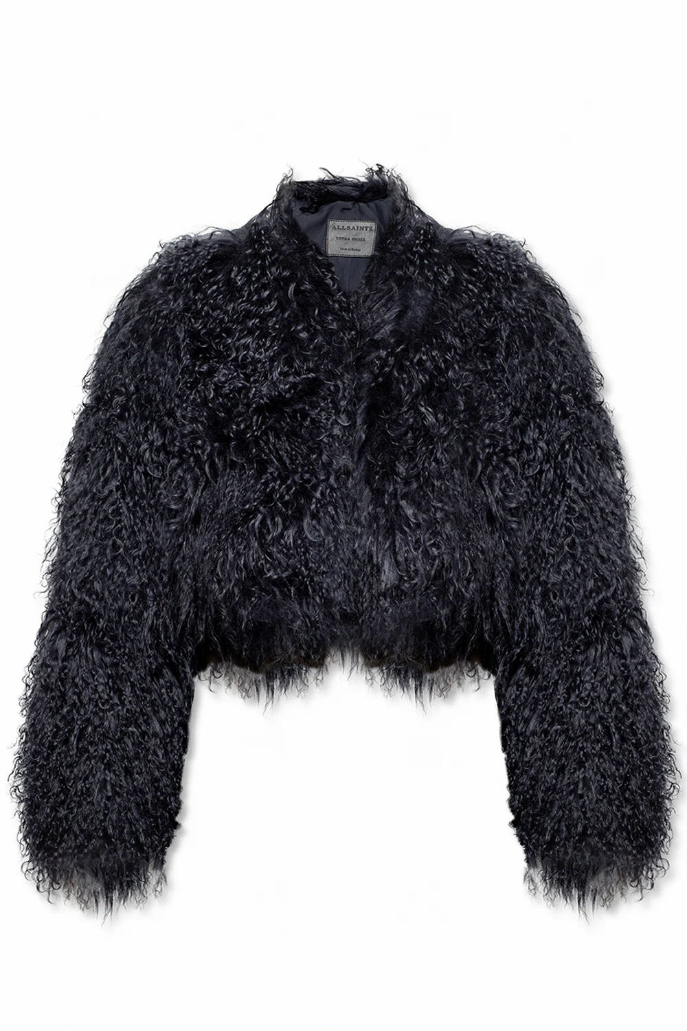NAVY BLUE ‘Brooke’ shearling jacket