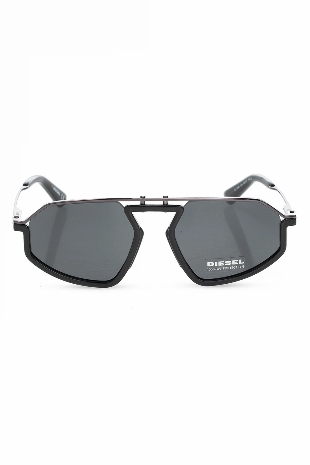 BLACK Logo-embossed sunglasses