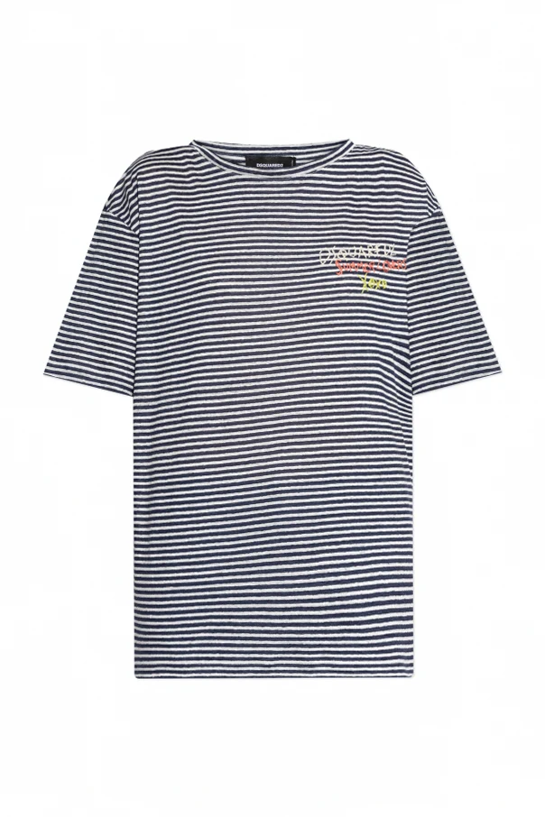 GRANATOWY T-shirt  kapsuła `Summer Lovers`
