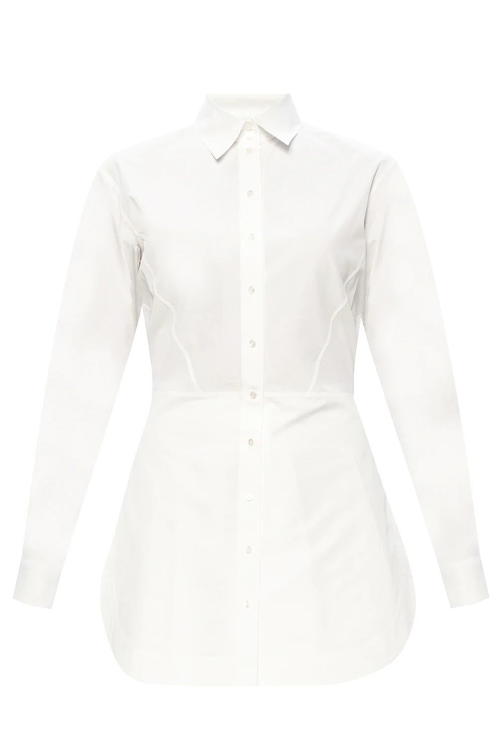 Shirt with stitching details
