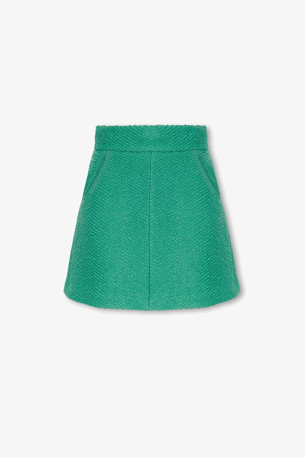 GREEN Mini skirt