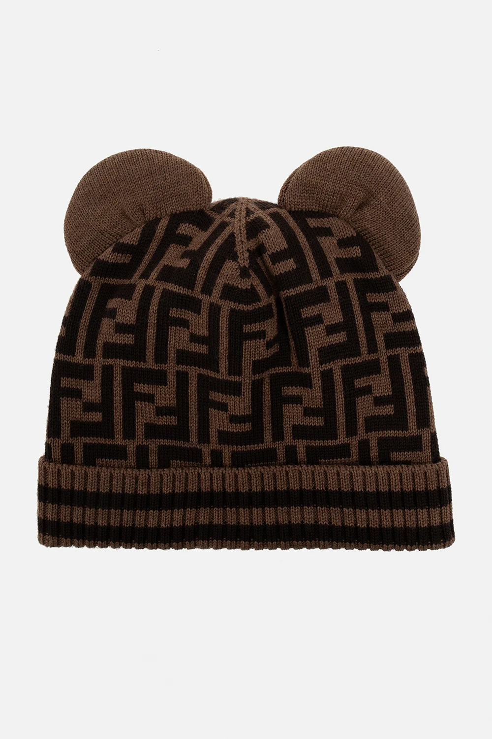 Monogrammed wool beanie