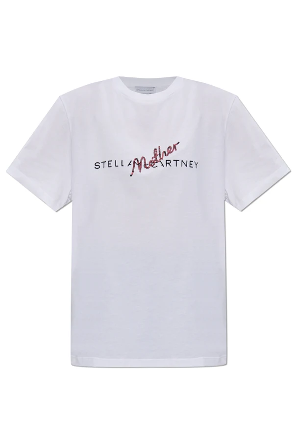 WEISS T-Shirt mit Logo