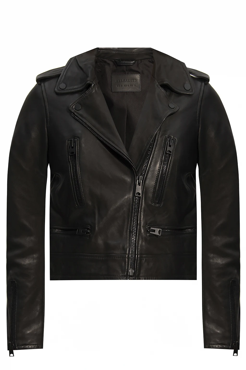 BLACK ‘Lindell’ leather jacket