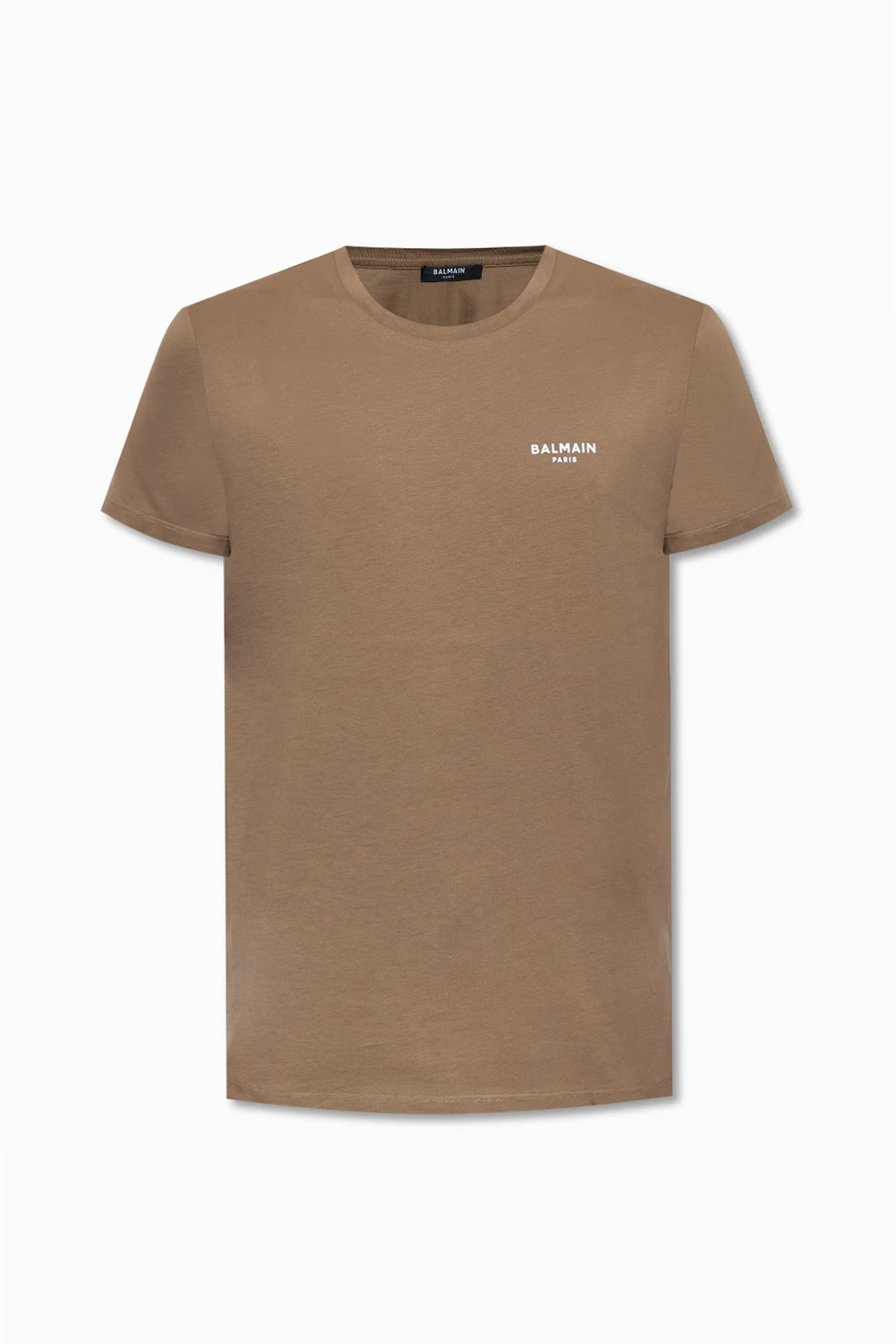BROWN T-shirt with logo