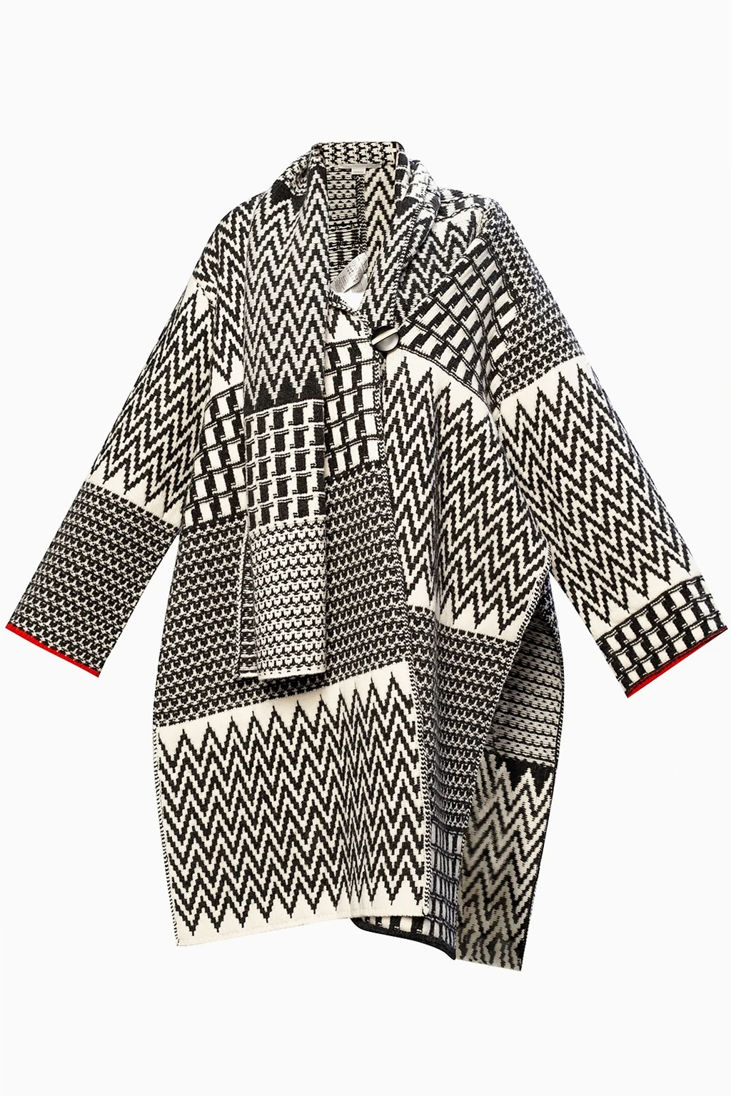 BLACK Patterned cardigan