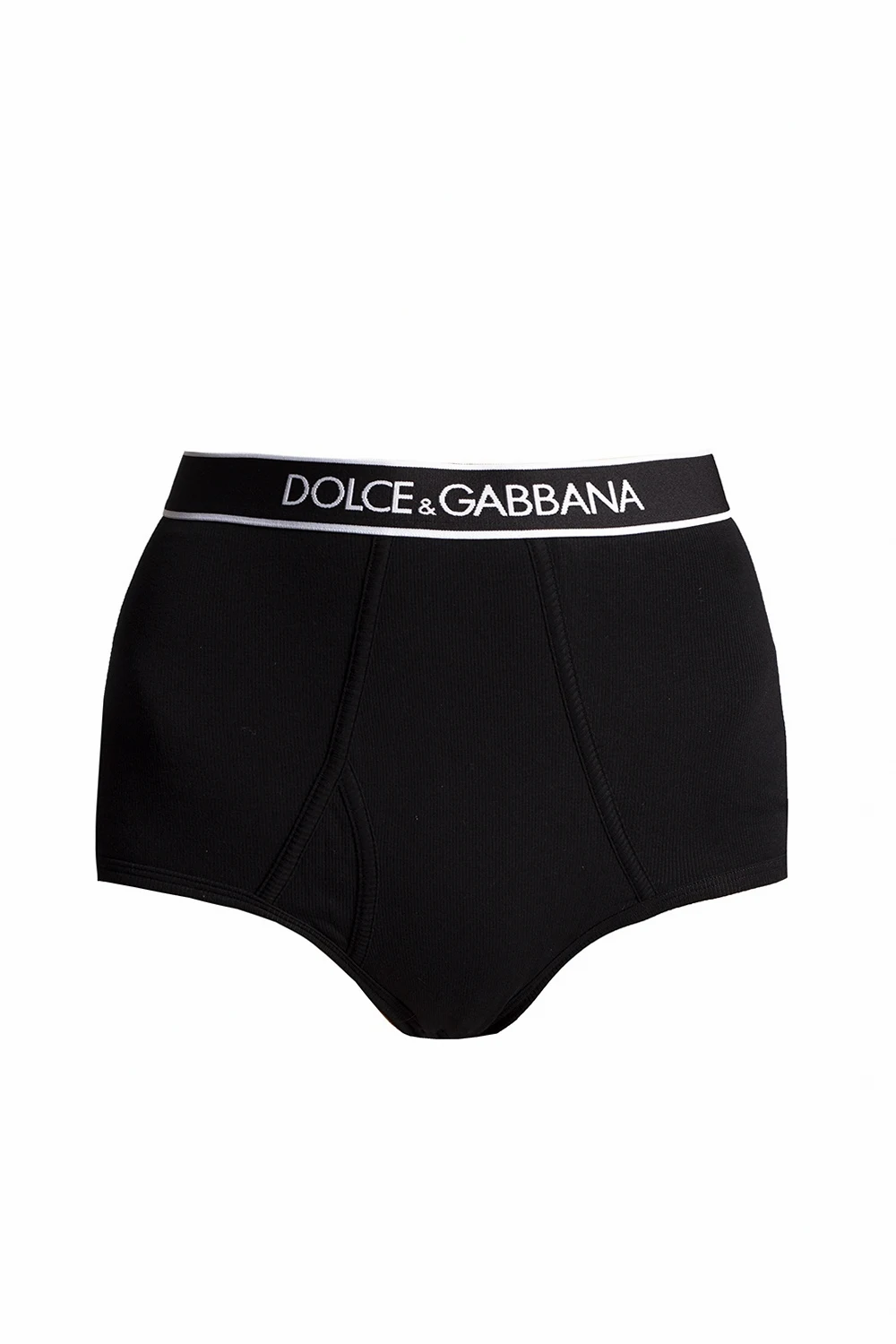 High-rise briefs with logo