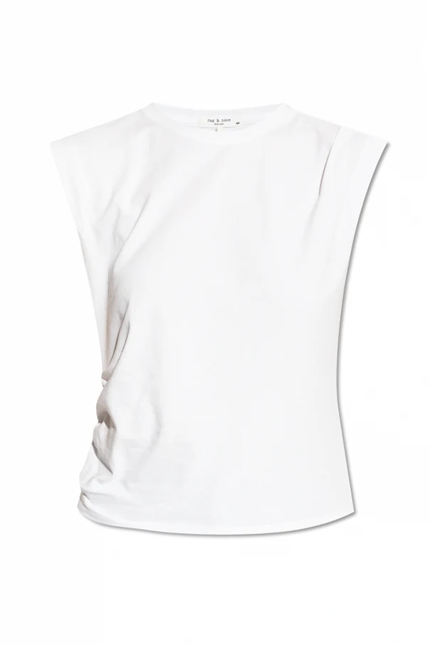 WEISS Ärmelloses T-Shirt