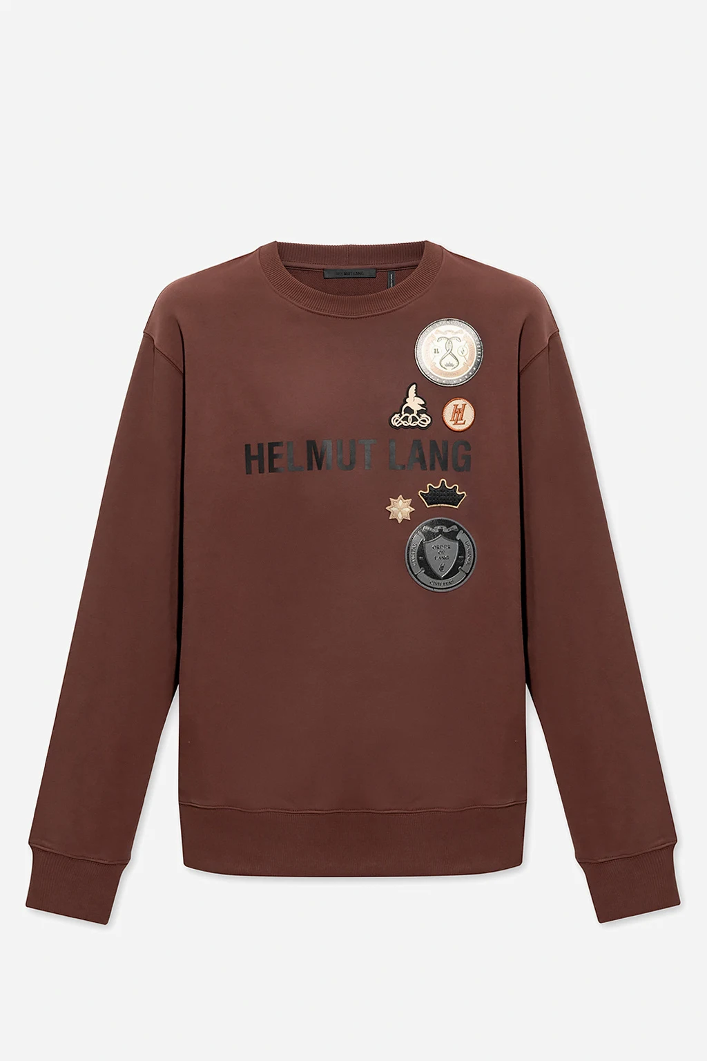 Patched sweatshirt