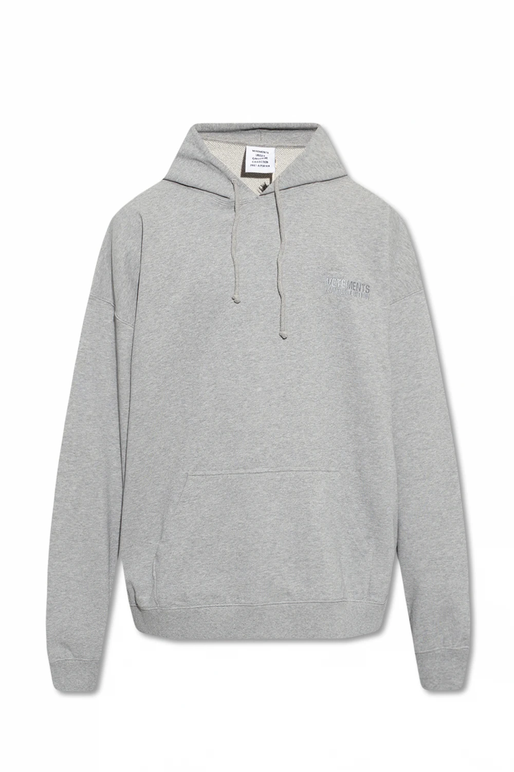 Logo-embroidered hoodie