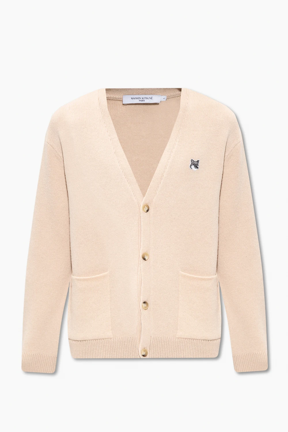 Cardigan with logo