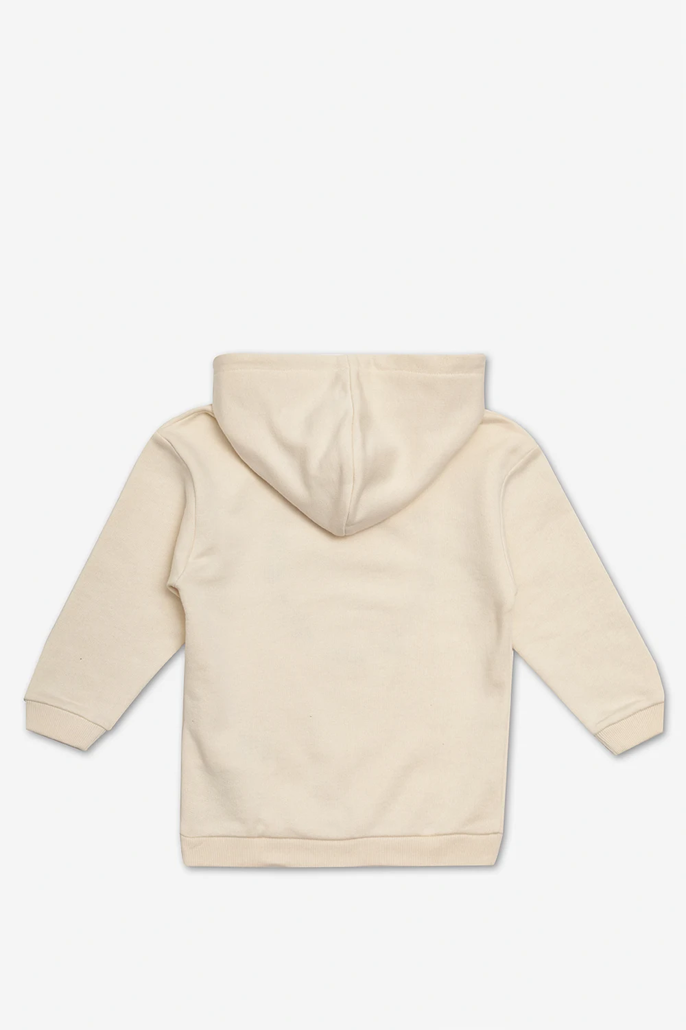 cream Hoodie with floral motif