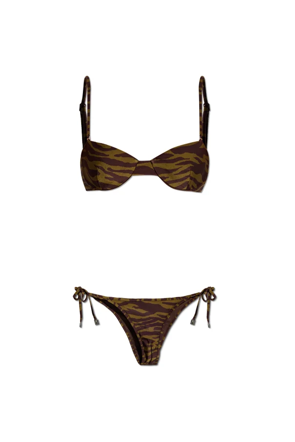 BRĄZOWY Dwuczęściowy kostium kąpielowy kolekcja `Estate Meravigliosa`