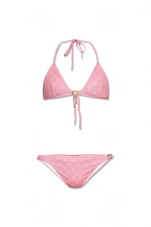 RÓŻOWY Dwuczęściowy kostium kąpielowy