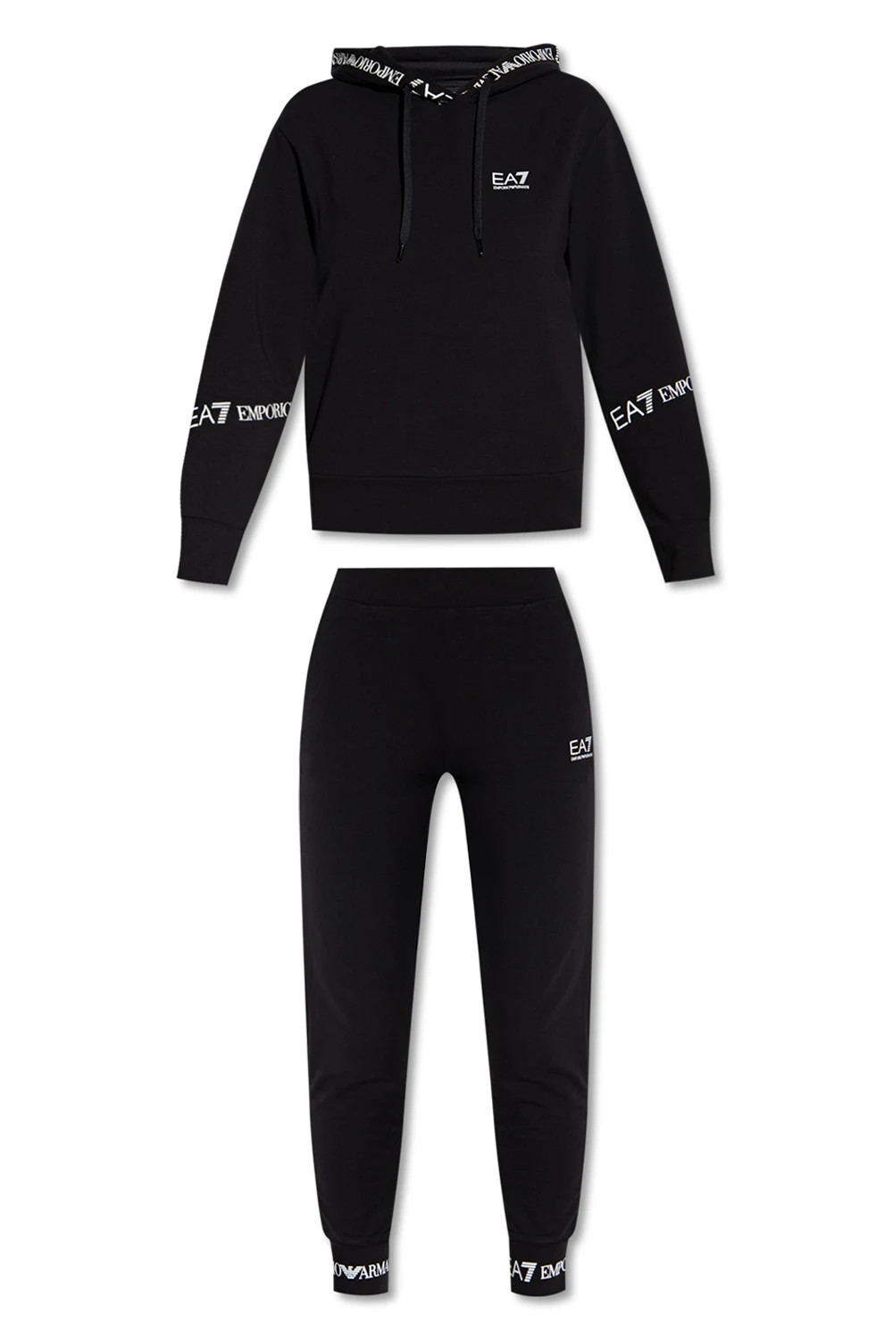BLACK Sweatsuit with logo