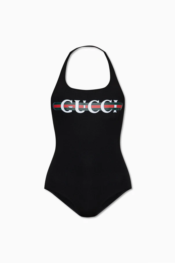 CZARNY Jednoczęściowy kostium kąpielowy