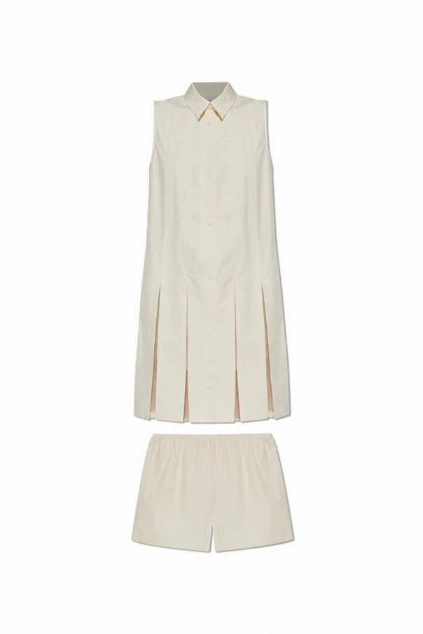 CREME Kleid mit Shorts