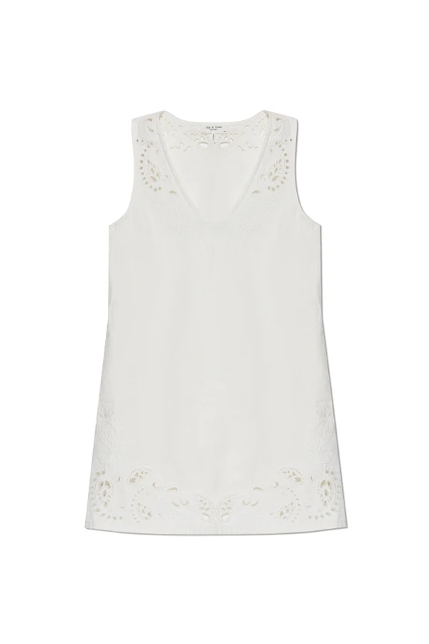 BIAŁY  Sukienka bez rękawów