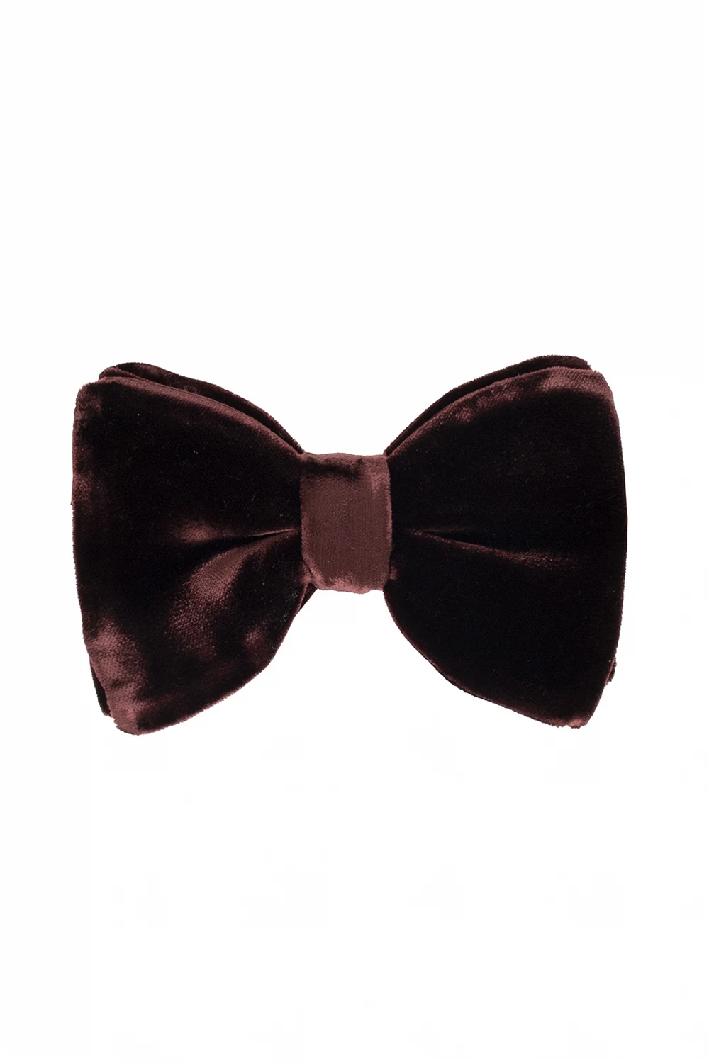 Velour bow tie